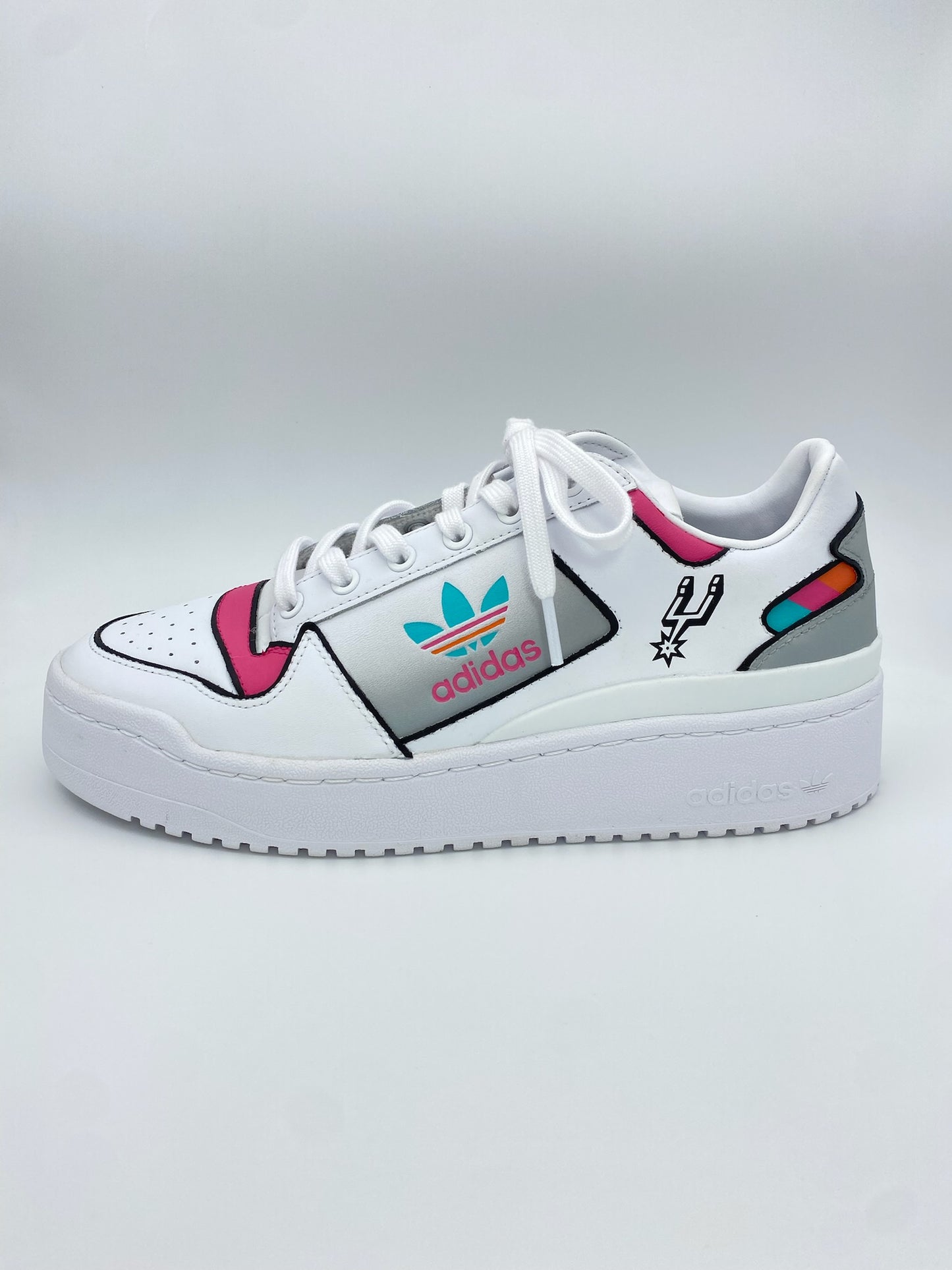Custom Spurs Adidas Shoes