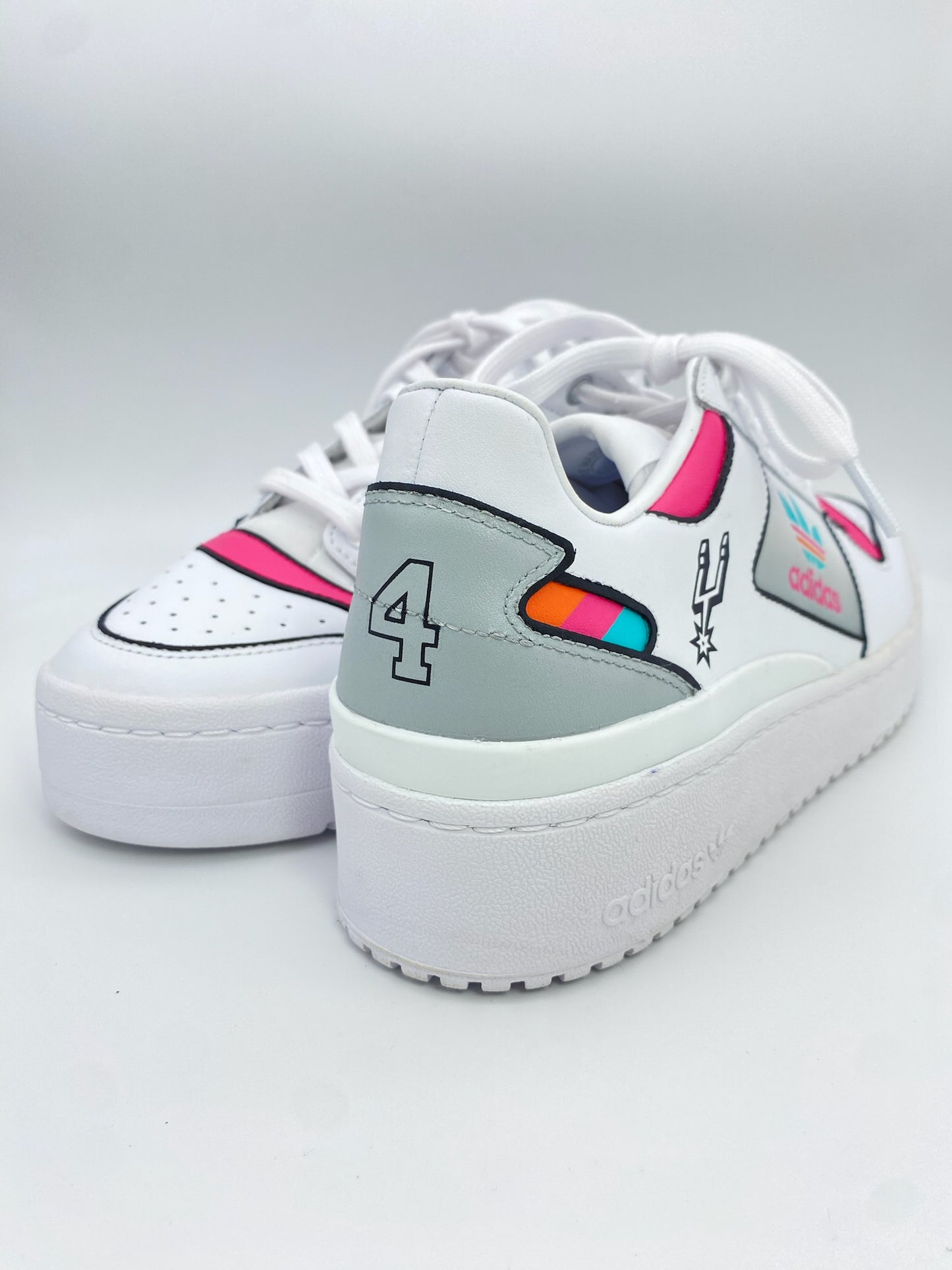 Custom Spurs Adidas Shoes