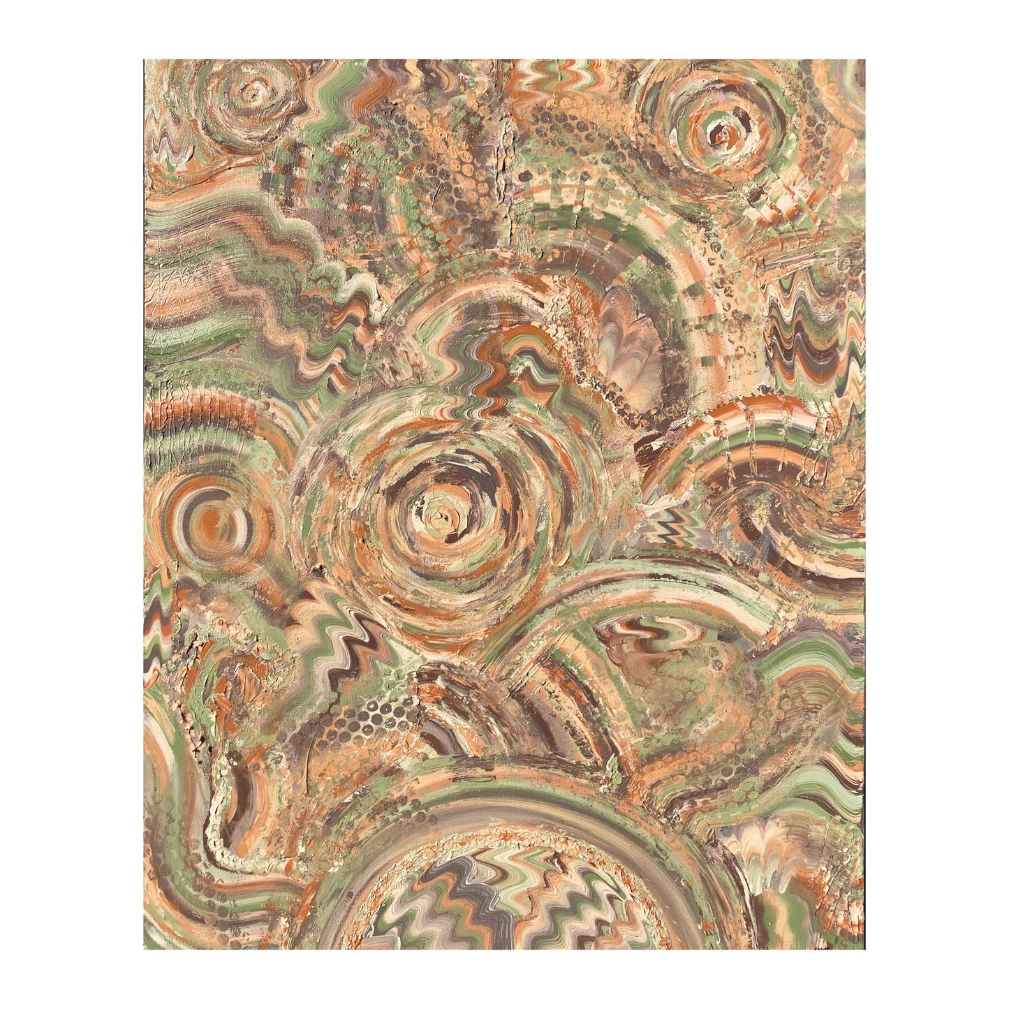 Renascent Textured Painting