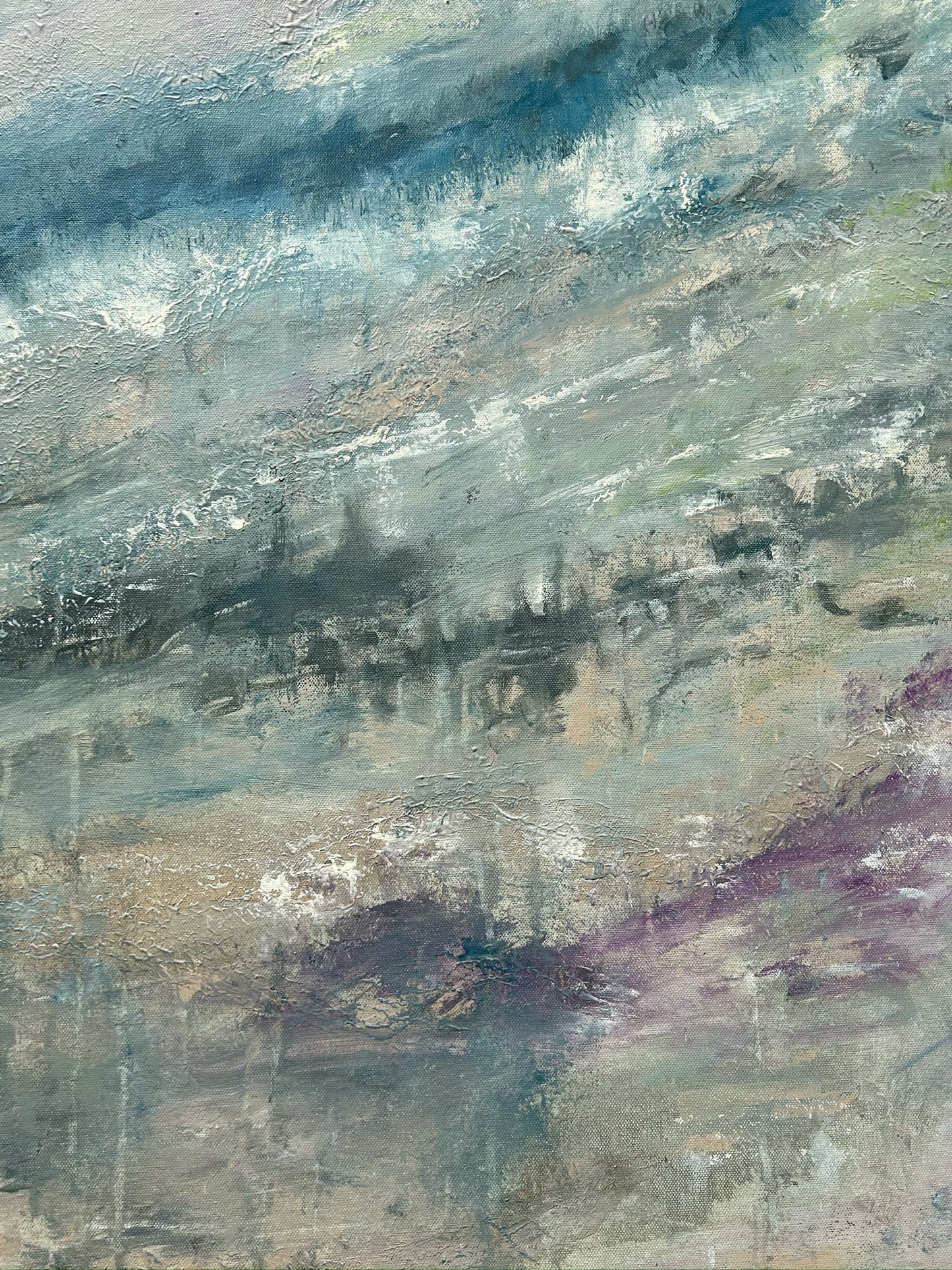 Serenity Textured Painting