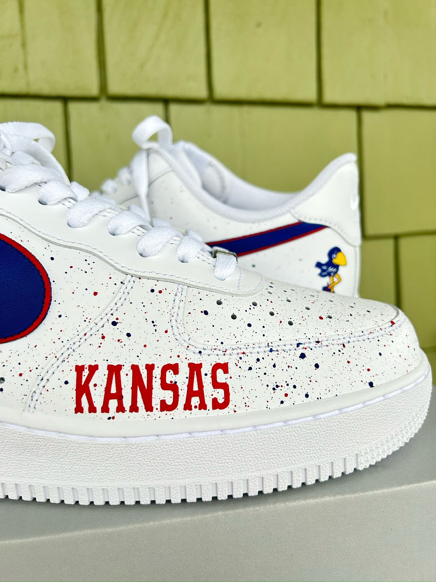 KU Jayhawks Custom AF1s