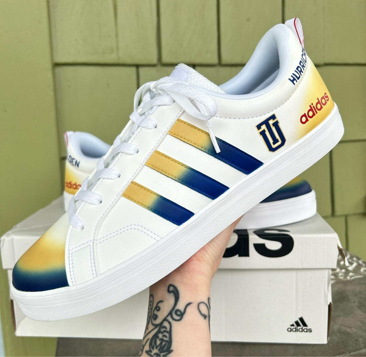 Custom Tulsa Adidas Shoes