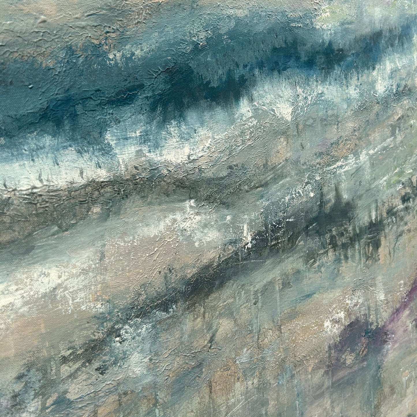 Serenity Textured Painting