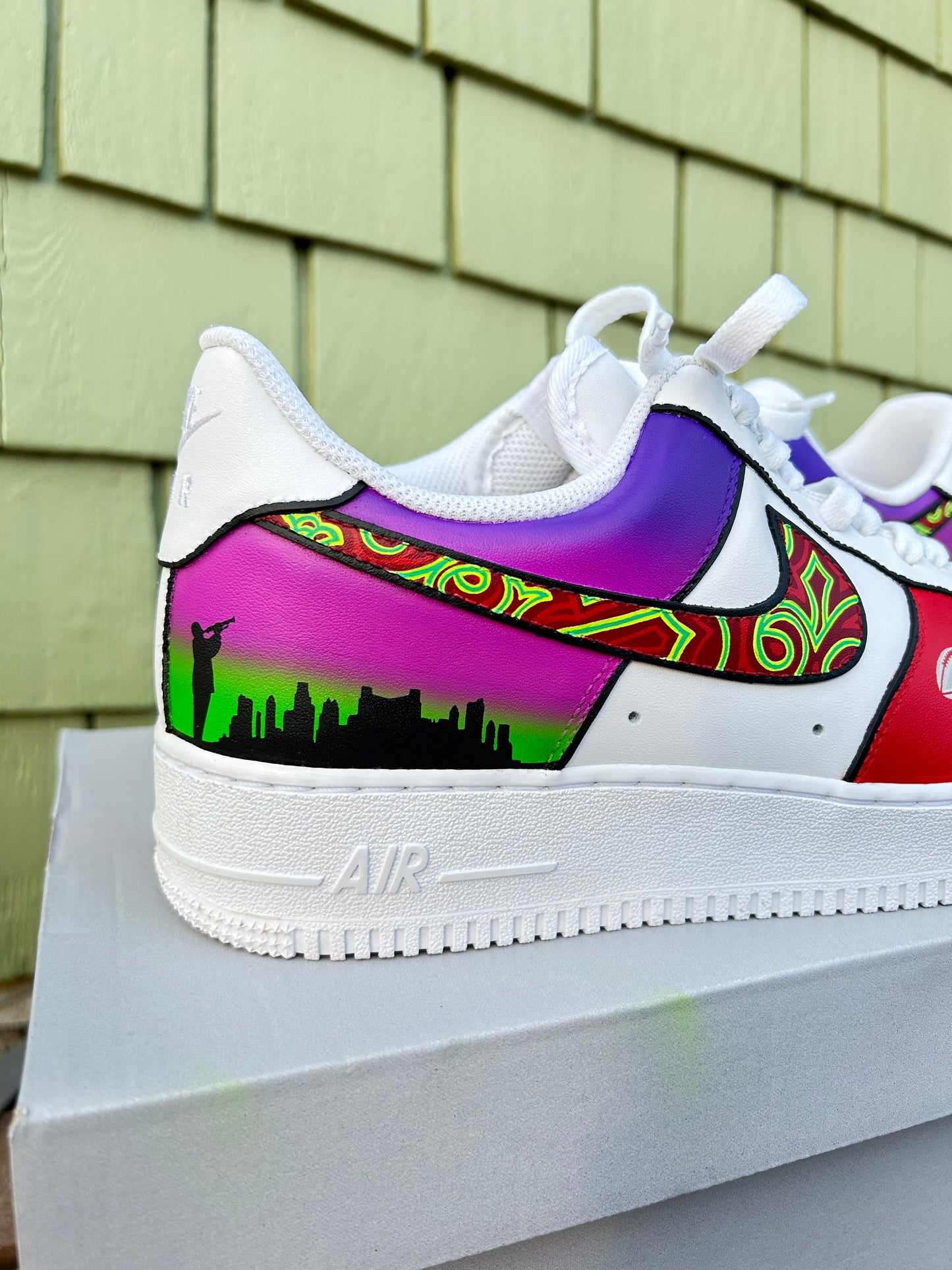 Super Bowl Custom Chiefs AF1s