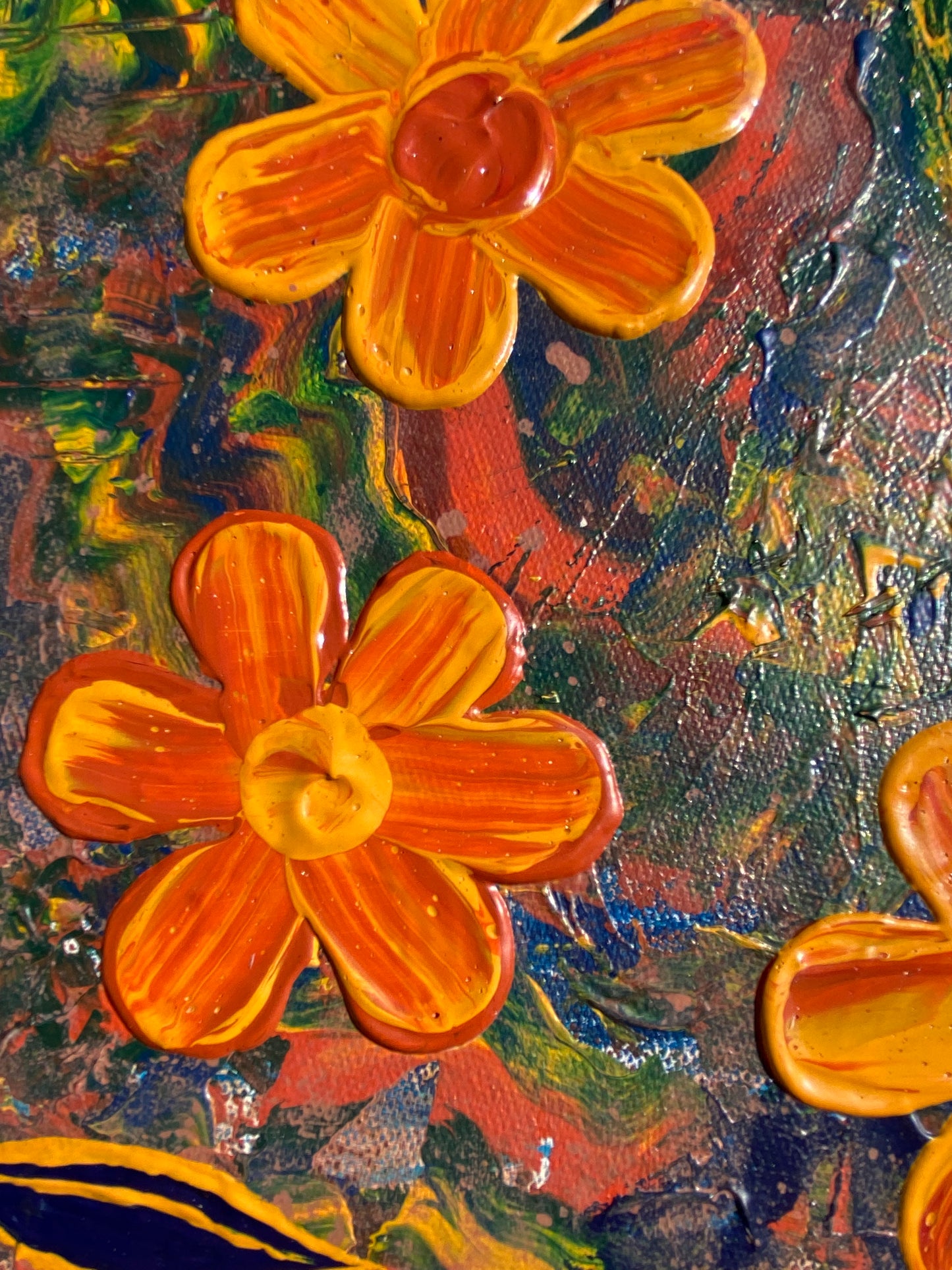 Textured Fish Painting