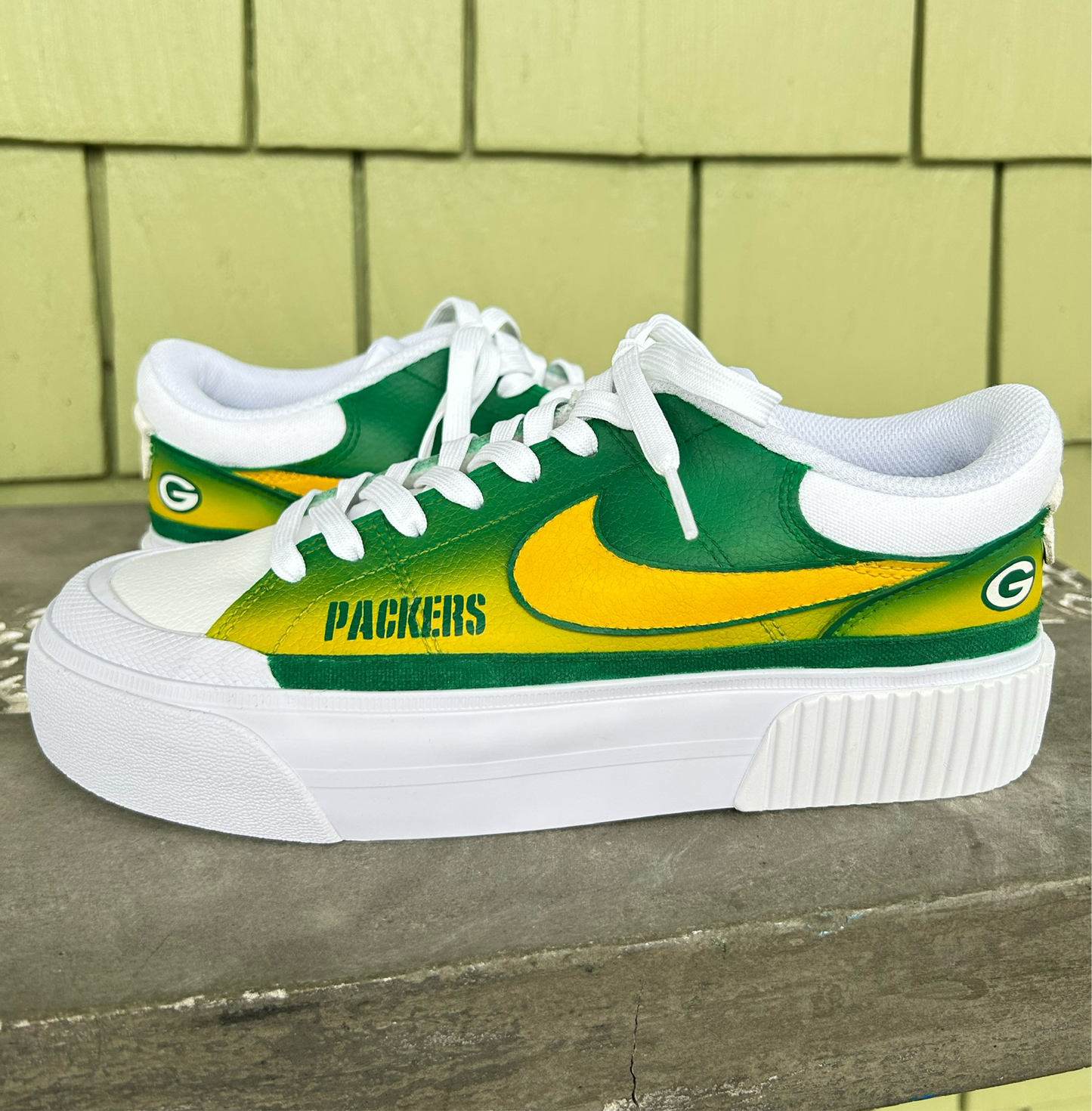 Custom Packers Nikes