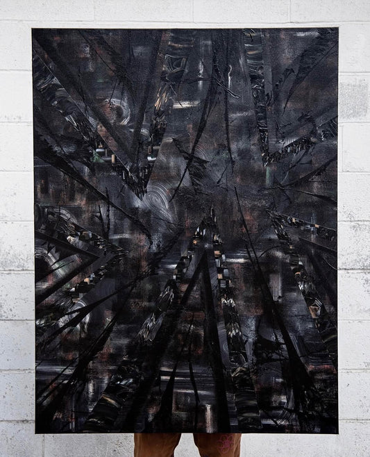 Deep Earth Textured Painting