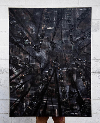 Deep Earth Textured Painting