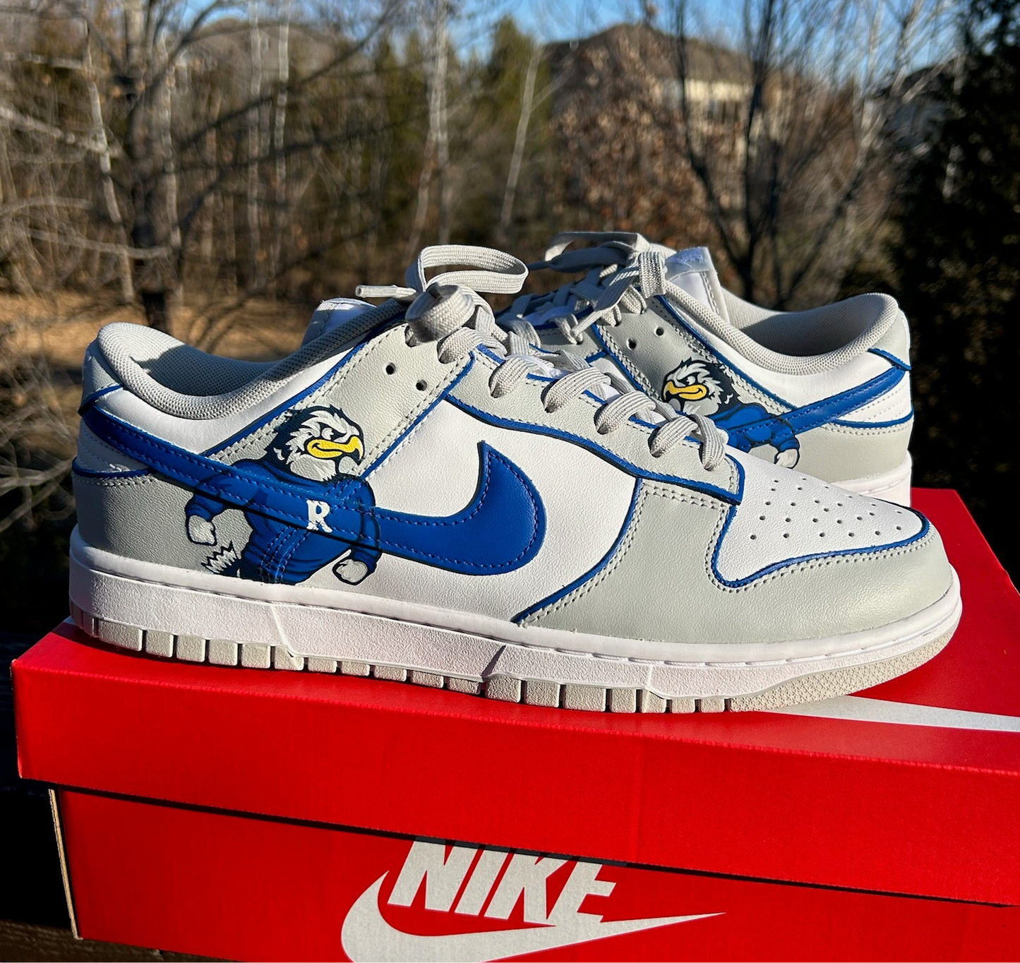 Custom Rockhurst Dunks