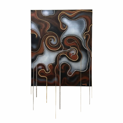 Worlds Colliding Painting