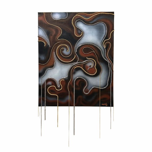 Worlds Colliding Painting