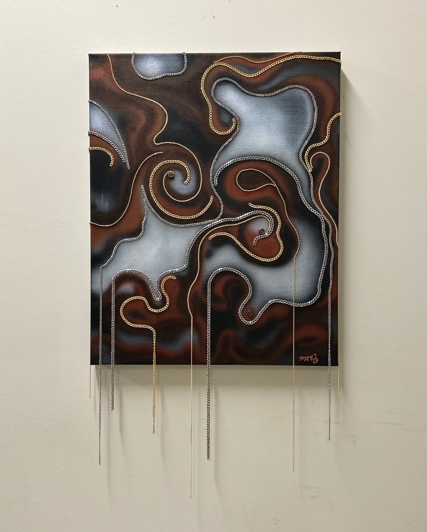 Worlds Colliding Painting