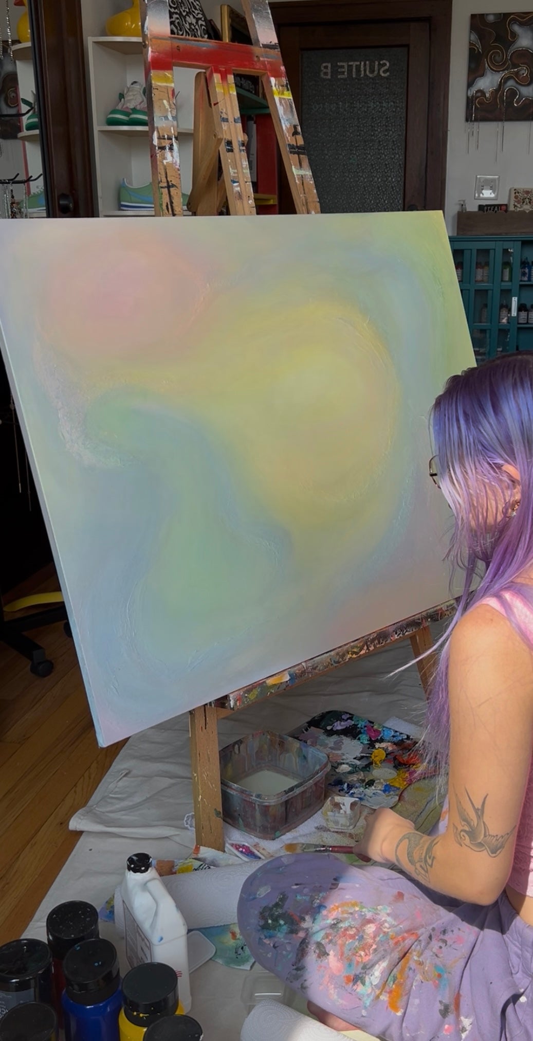 Morning S. Portrait Painting