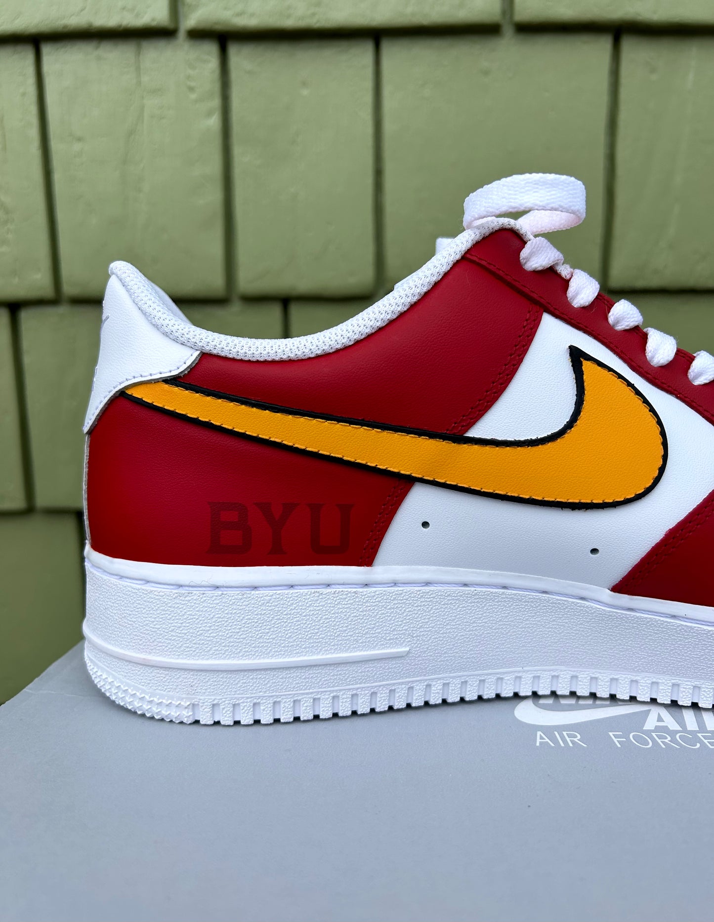 Andy Reid's Custom KC Chiefs AF1s