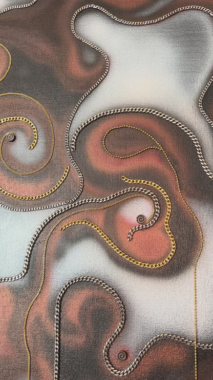 Worlds Colliding Painting
